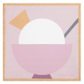 Apaszka jedwabna "Lody kokosowe" Varsovian 68x68