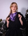 Apaszka jedwabna "Opus Violet" Varsovian 68x68