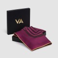 Apaszka jedwabna "Burgundy" Varsovian 68x68